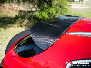 Alfa Romeo Stelvio Roof Spoiler - Carbon Fiber - Estremo Design